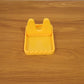 Kitchen lid and spoon holder stand in use with utensils and lids