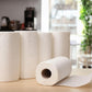 Pack of 4 super-absorbent kitchen rolls ready for pantry storage
