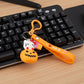 Kids cartoon kitty pumpkin keychain charm for bags