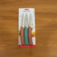 Multipurpose cutting knives for home kitchen use in a knife set