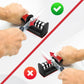 Manual knife sharpening tool with three-stage sharpening system