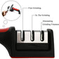 Kitchen knife maintenance tool with ergonomic and durable design