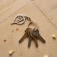 Shankh Krishna design durable keychain for keys