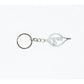 Devotional Krishna metal keychain, stylish and durable