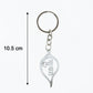 Religious Krishna keyholder in premium metal