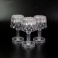 Decorative LED mini table lamp set emitting warm flickering light for romantic settings