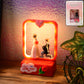 Romantic LED love couple night lamp with glowing warm light