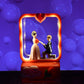 Warm glow romantic couple night lamp decorative showpiece