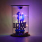 Love themed figurine with bright LED lights and decorative balls