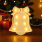 Close-up of pink soft glowing LED Bell Shaped Night Light