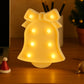 Cute pink bell shaped LED night light designed for kids room decoration