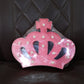 Crown LED night light displayed on a shelf as decorative lighting