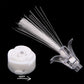 Multicolor LED optic flower night lamps illuminating room softly