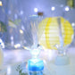 LED optic bloom flower night lamp emitting colorful ambient light