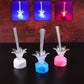Multiple LED optic flower night lamps placed on table as ambient light