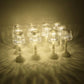 Elegant crystal style LED table lamp for cozy home decor