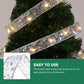 Flexible LED ribbon light glowing in festive setting