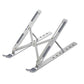Stable laptop holder with adjustable angles for typing comfort