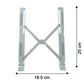 Product dimension image of foldable laptop stand