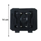 Compact foldable metal stand suitable for desks and travel