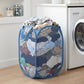 Lightweight, durable mesh clothes hamper