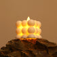 Decorative battery-operated LED candles with soft warm glow