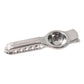 Stainless steel manual citrus press with built-in seed filter