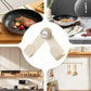 Kitchen utensil lid stand for safe cookware handling