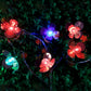 Decorative blossom flower LED string lights for festive events