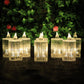 Premium crystal-effect flameless LED candle light glowing flicker