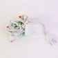 Flexible hanging multi-color LED string light for festive decor