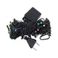 Multicolor LED decorative string fairy lights glowing in event decoration