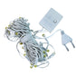 Warm glow LED lights creating cozy festive ambiance