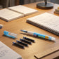 Fun cartoon themed liquid ink pen set for writing