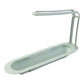 Sink rack accessory holder featuring towels and dish sponges