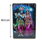 Spiritual home decor wall frame with Radha Krishna