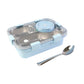 New stainless steel lunch box in its protective packaging
