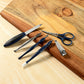 Close-up shot of manicure pedicure grooming tools