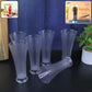 Set of 6 matt finish plastic glasses, 300ML each, ideal for faluda and shakes