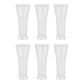 Elegant and sturdy plastic drinkware set with a non-slip matt texture