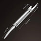 Close-up view of stainless steel corer and slicer for food preparation