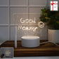 LED Acrylic Writing Message Board night lamp with glowing transparent acrylic surface