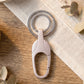 Keychain with keys and small accessories attached