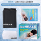 Warm compress head therapy cap for soothing migraine pain