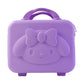 Side view of kids bear-shaped hard shell carry case highlighting its durable structure