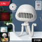 Portable USB mini fan with flexible tripod stand for desktop use
