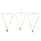 Decorative floral gold finish necklace for festive wear