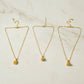 Stylish gold finish necklace accessory with intricate detailing