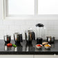 Stainless steel jars of the 1 HP mixer grinder for efficient grinding