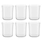 Transparent plastic drink glass from mojito glass set